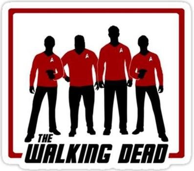 Star Trek Red Shirt Walking Dead