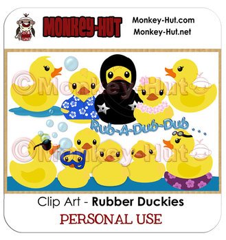 Rubber Ducky Clip Art N28