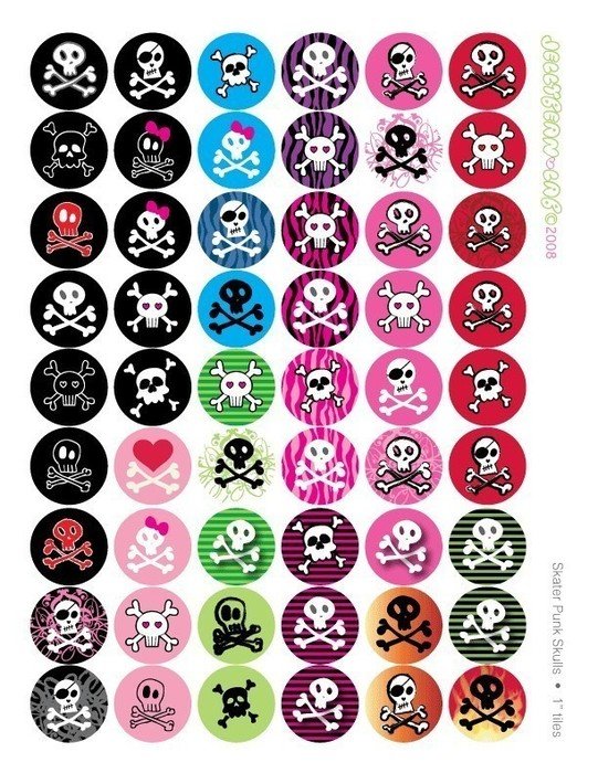 Cute Skull And Crossbones Clip Art N5