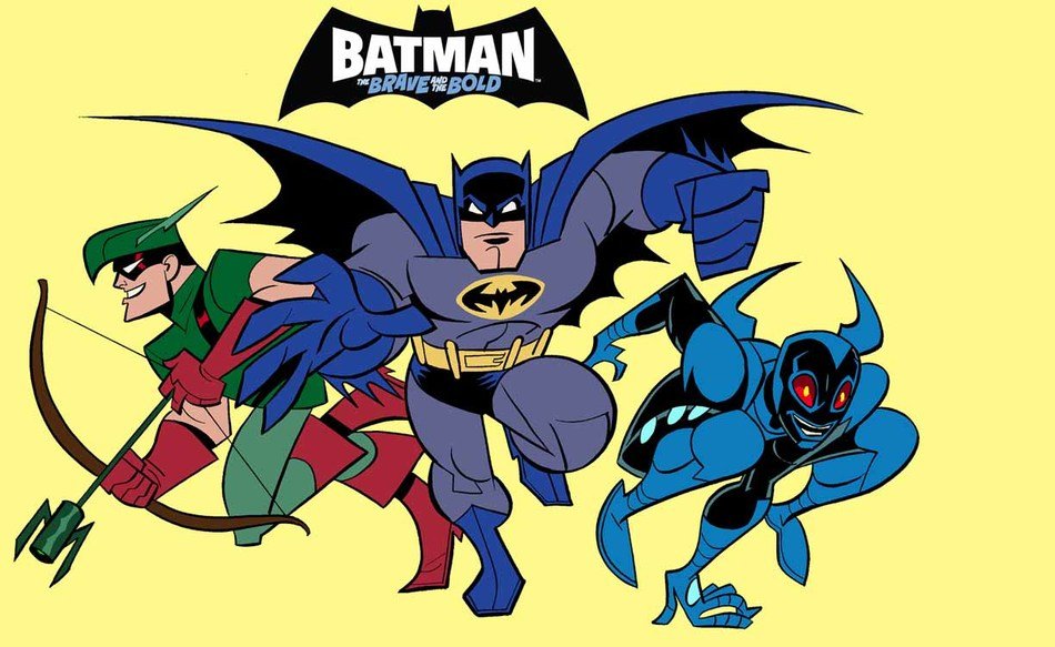 Batman, Brave And Bold, bunch of Cartoon chracters