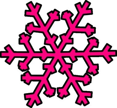Blue Snowflake Clip Art N37