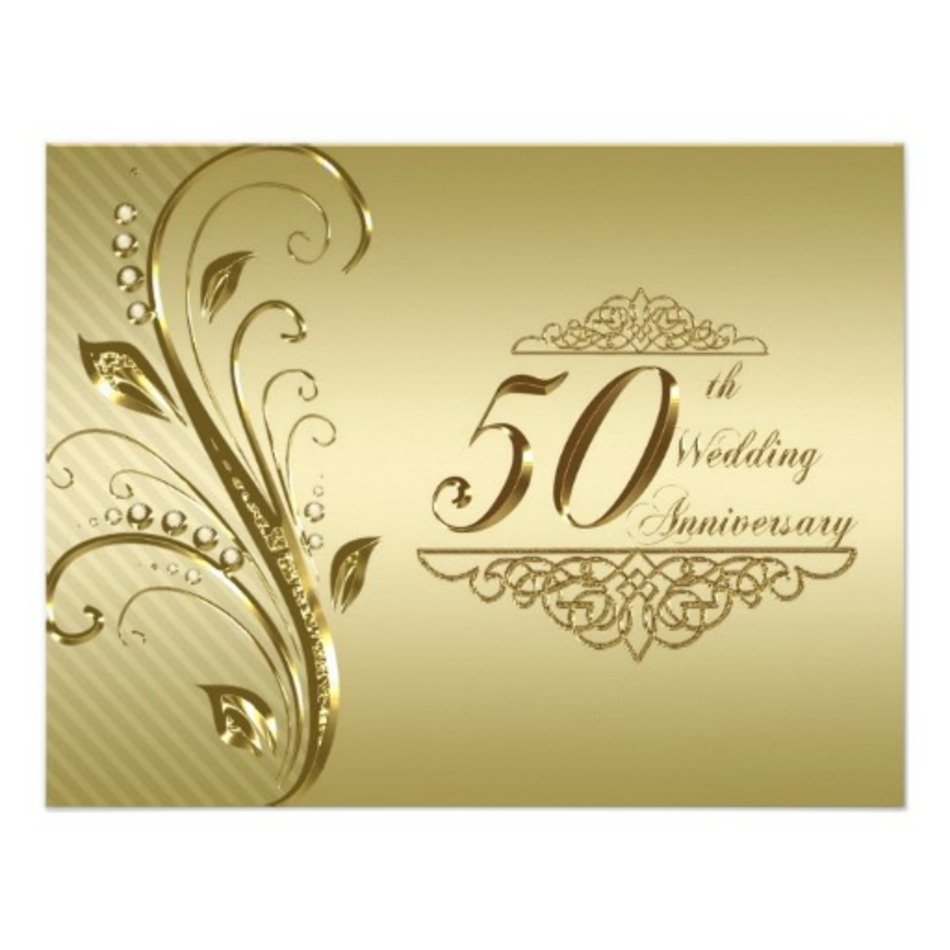 Free 50th Wedding Anniversary Cards