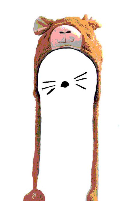 baby hat in the shape of a mouse