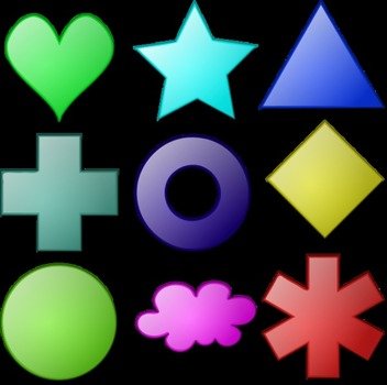 Game Marbles Shapes Vector Clip Art