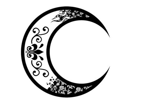 Crescent Moon Drawings N5