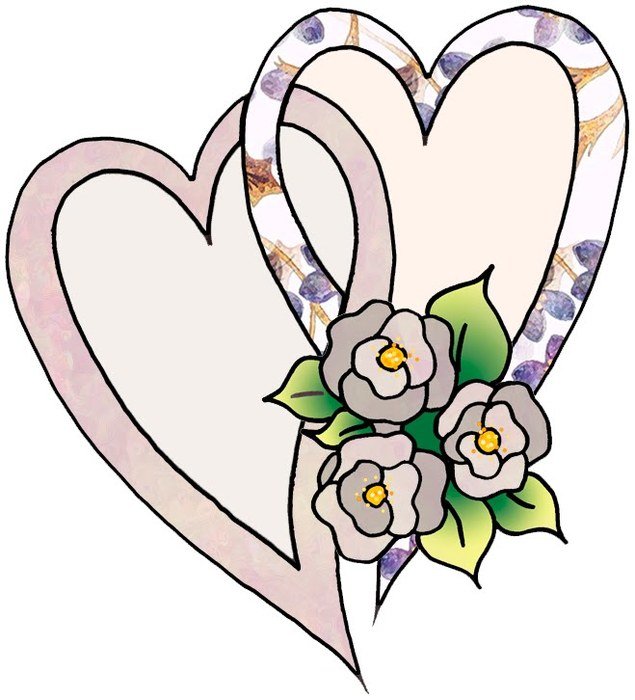 Roses And Hearts Clip Art N14