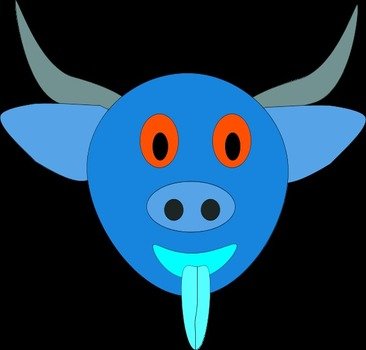 Bull Head Clip Art N31