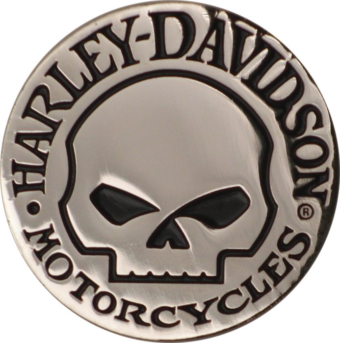 skull on the Harley Davidson logo
