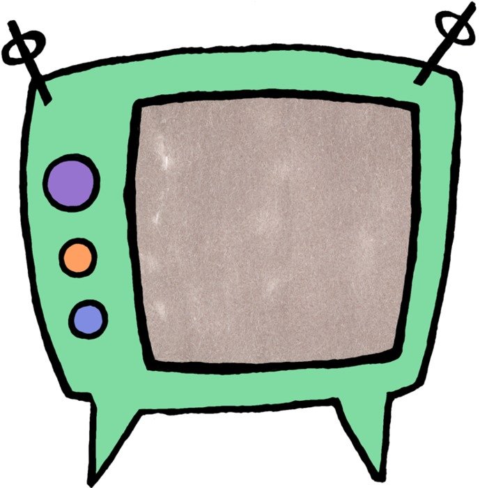 Retro TV Clip Art N8