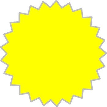 Yellow Burst Clip Art