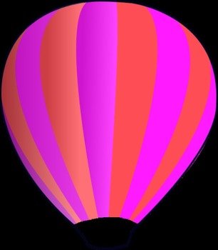 Hot Air Balloon Clip Art N167