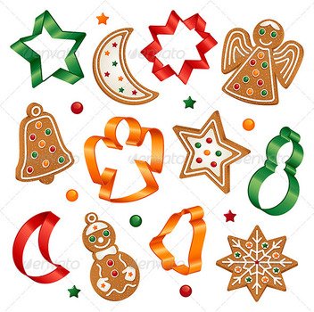 Christmas Cookie Cutter Cookies
