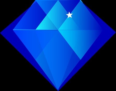 Blue Diamond Clip Art N13