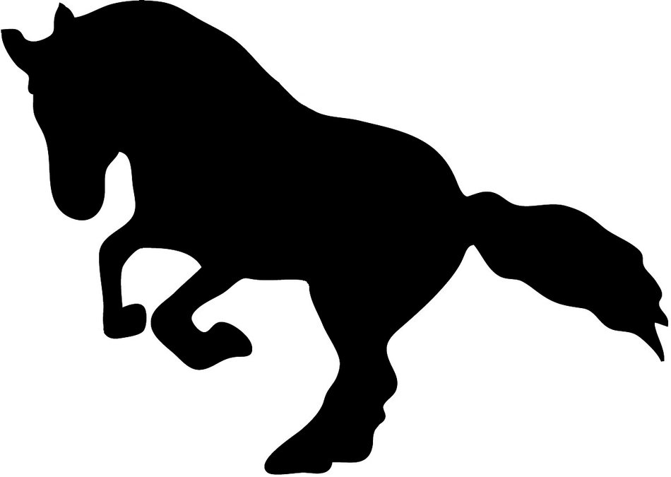 Rearing Horse Silhouette N5