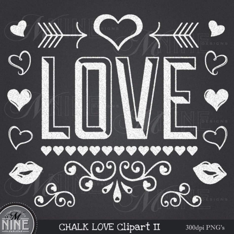 Valentines Day Chalk Art