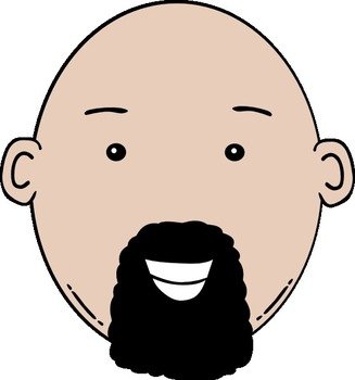 Man With Beard Clip Art N8