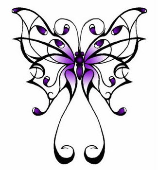 Butterfly Tattoo Designs N17