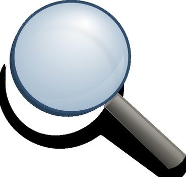 Cartoon Magnifying Glass N10