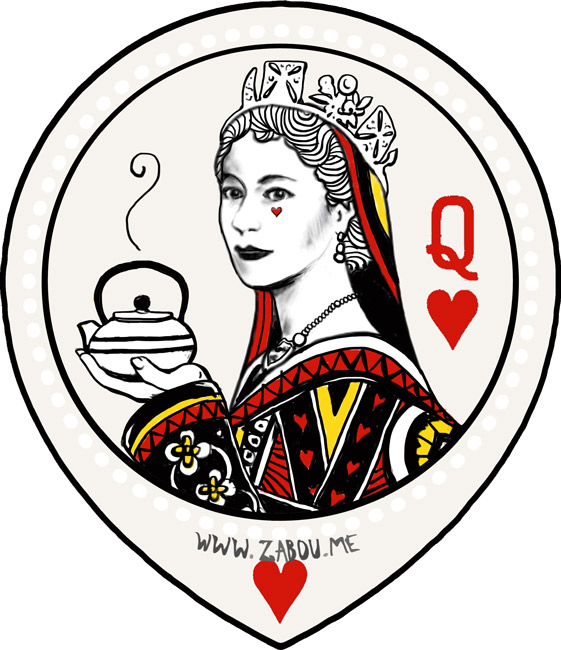 Queen Of Hearts Playing Card Graphic free image download