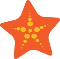 Starfish Clip Art N87