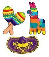 Fiesta Sombrero Clip Art