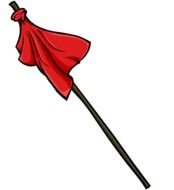small Red Flag drawing