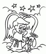 Angel Coloring Pages N10