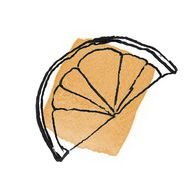 Orange Slice Drawing N2
