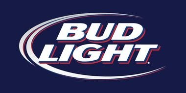 Bud Light Logo blue background