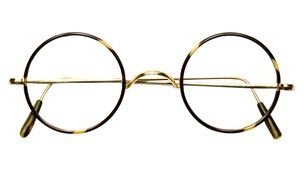 1920s PROFESSOR CELLOID ROUND AMBER 1 10 10c GOLD FILLED