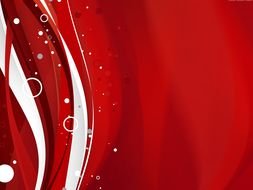 Red and white Christmas wallpaper