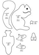 Free Printable Squirrel Sewing Pattern