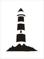 Lighthouse Stencil