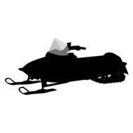 Snowmobile Clip Art drawing