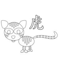 Chinese New Year Clip Art Black And White N3