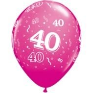 Pink Birthday Balloons N2