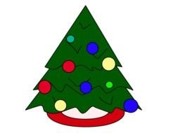 Christmas Tree Cartoon Transparent drawing
