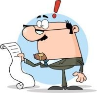 Invoice Clip Art drawing