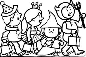 Halloween Coloring Pages To Print drawing
