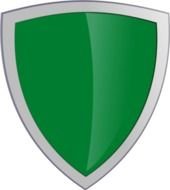 Green Security Shield Clip Art