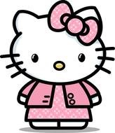 Hello Kitty small kitty drawing