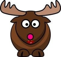 Cartoon Moose Clip Art N61
