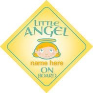 Angels On Board Sign