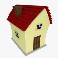 3D Cartoon House