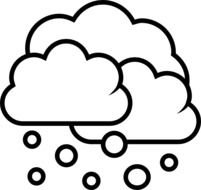 Snow Cartoon Weather Clip Art N4
