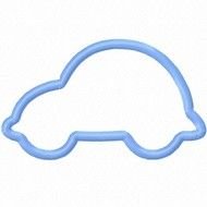 Digitizing Dolls Car Applique Embroidery Design 4x4 5x7 6x10 Beetle