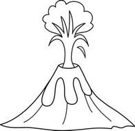 Volcano Coloring Pages N6