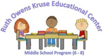 banner of middle school educational center
