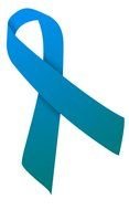 Colon Cancer Ribbon Color drawing