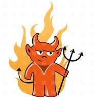 Devil Trident Clip Art N2